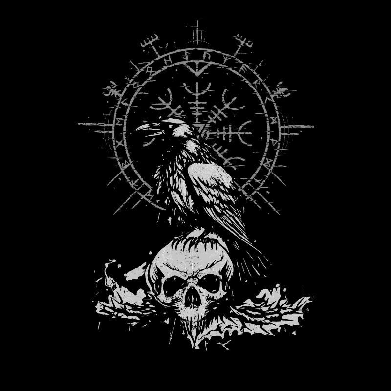 Gothic Viking Raven