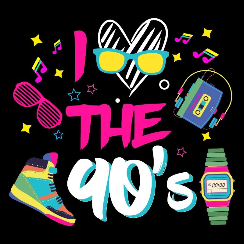I Love the 90s/Neunziger/Mottoparty/Retro/Party