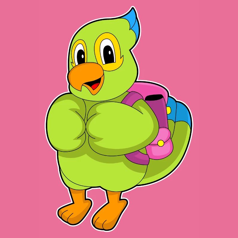 Parrot Student Backpack School