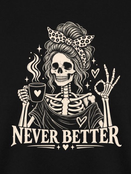 Never Besser Skeleton Kaffee