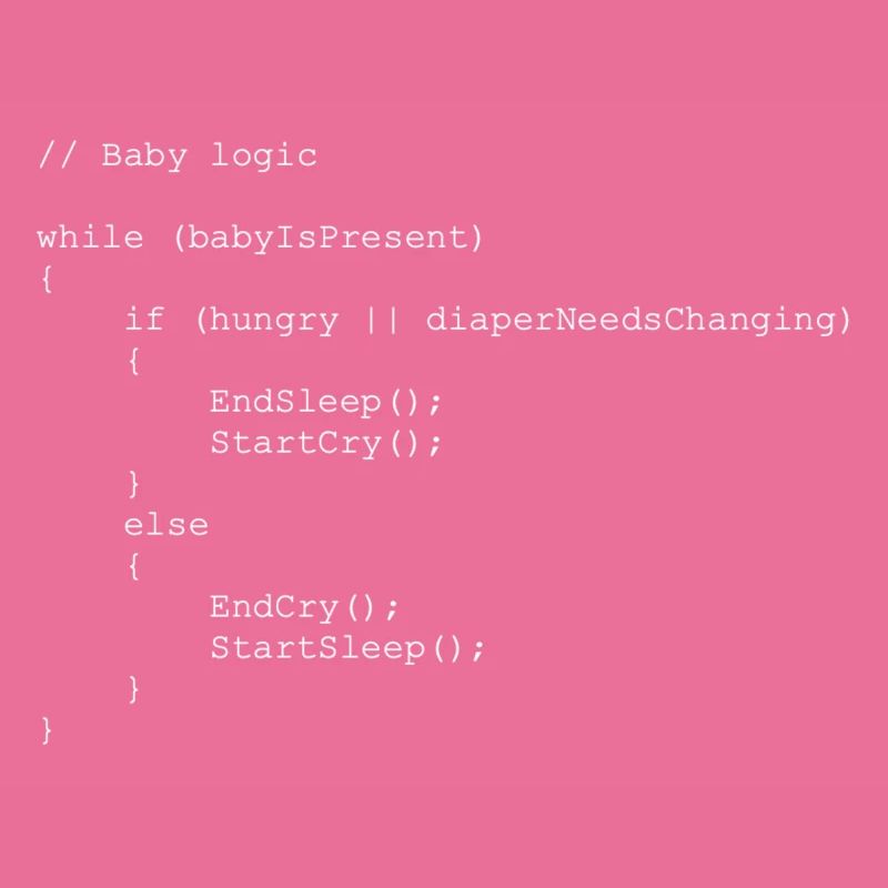 Baby logic programmer gift idea