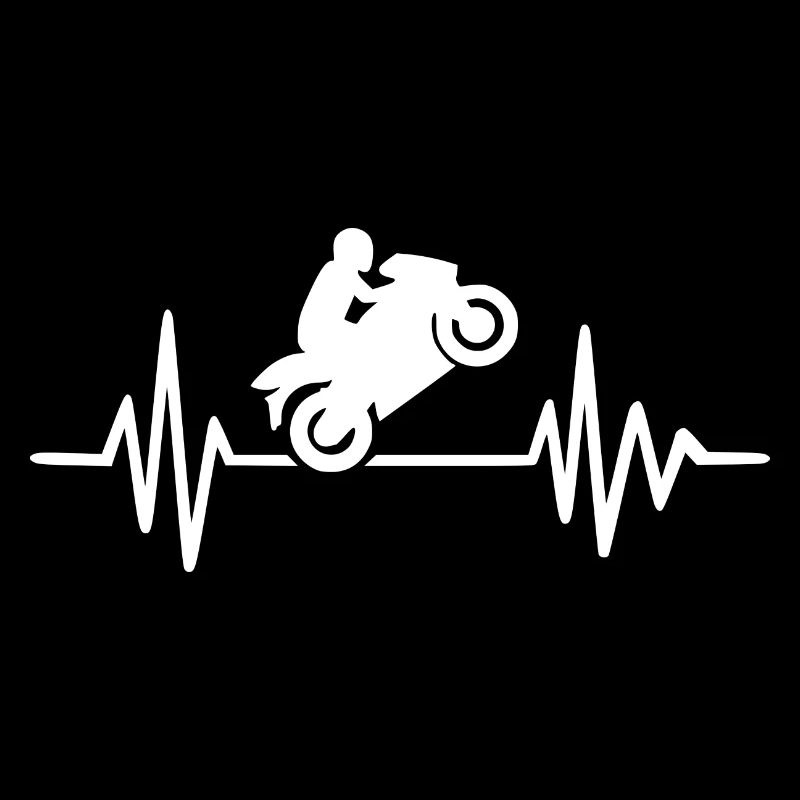Motorrad puls white
