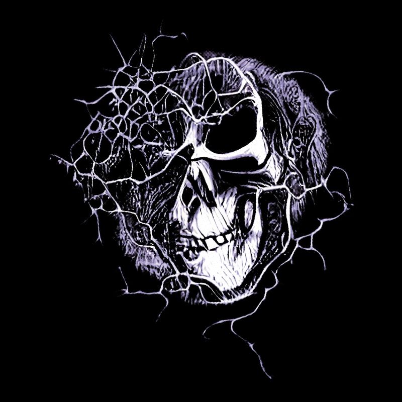 Thunder Halloween Skull