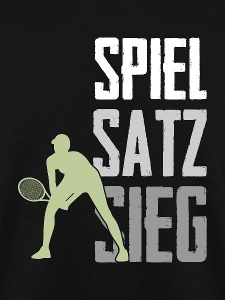 Tennis Spiel Satz Sieg