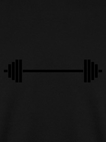Barbell silhouette dumbbell