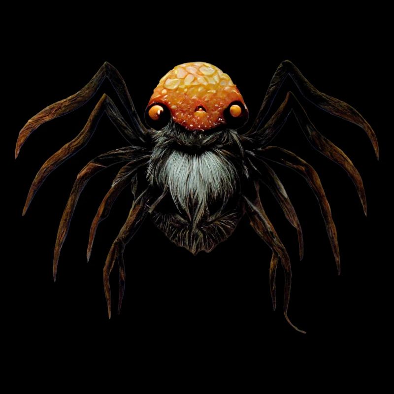 Haarige Spinne