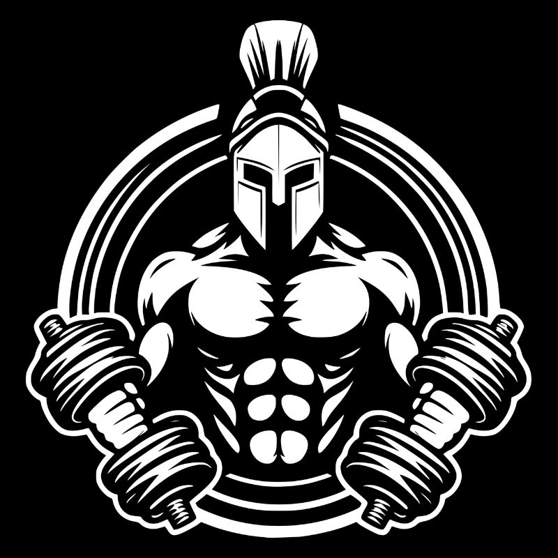 Sparta Spartan bodybuilder en salle de musculation
