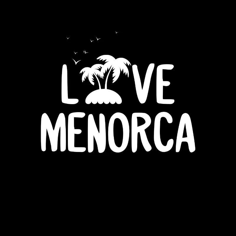 Love Menorca Insel Liebe Geschenk