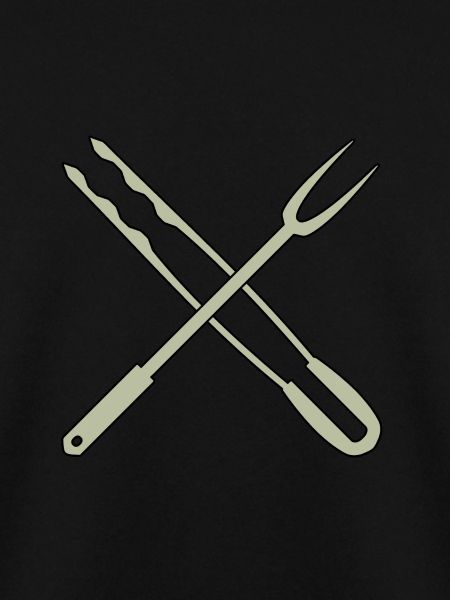 Grillzange und Fleischgabel