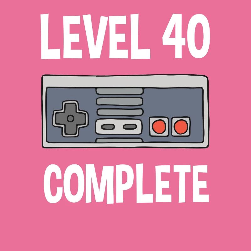 40. Geburtstag Level 40 Complete Geschenkidee