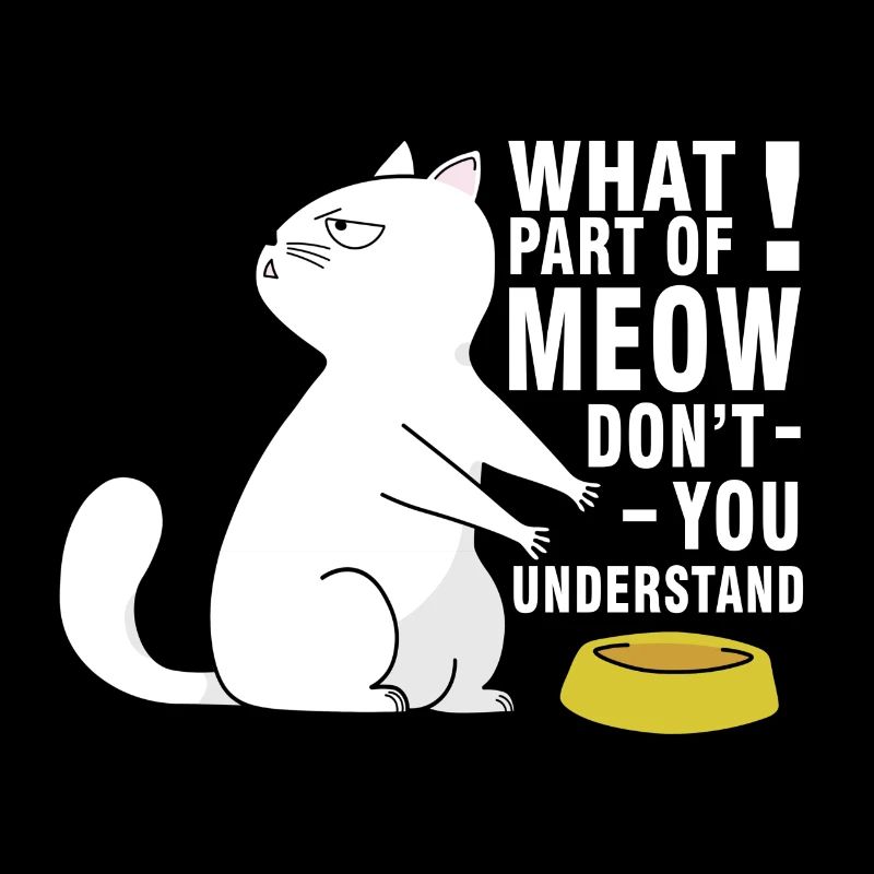 Chat affamé