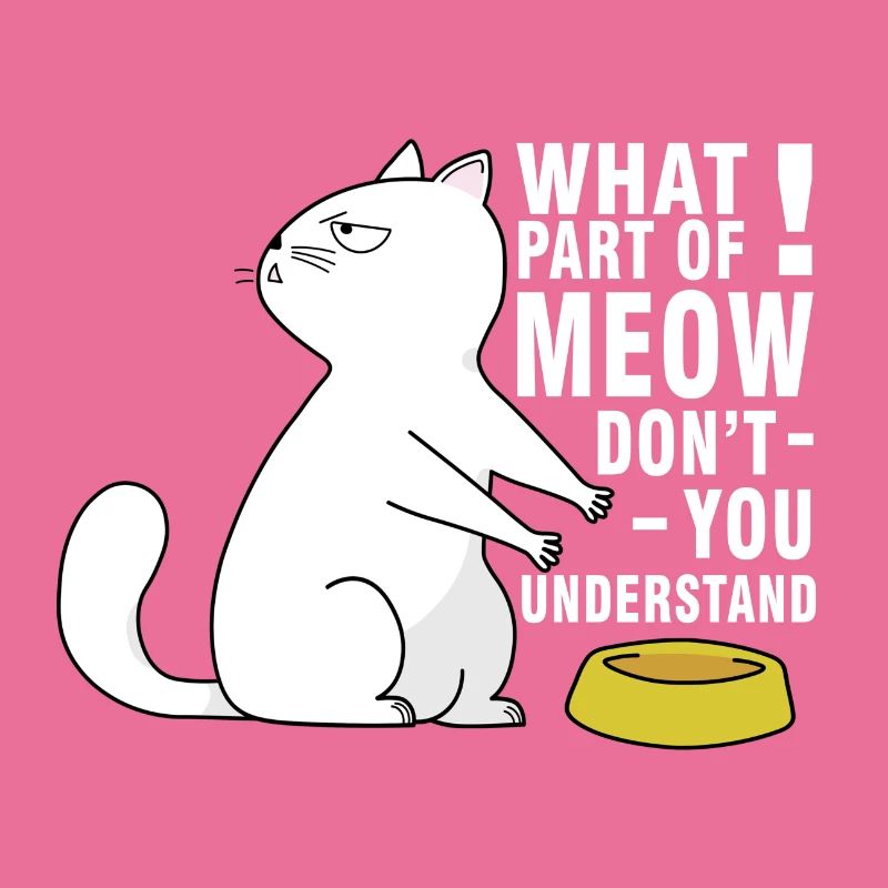 Hungrige Katze