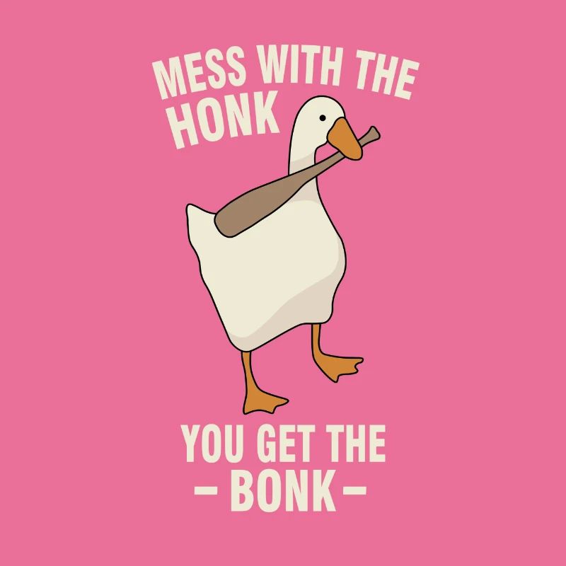 Honk canard brutal avec batte de baseball