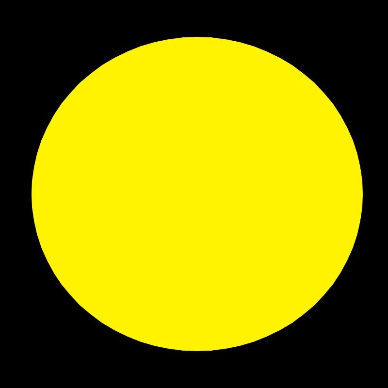 Kreis gelb Form einfach Zitrone Geschenkidee