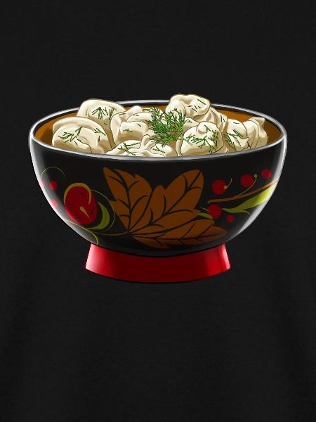Russland Pelmeni Teller