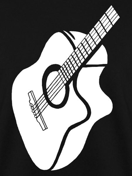 weiße Gitarre