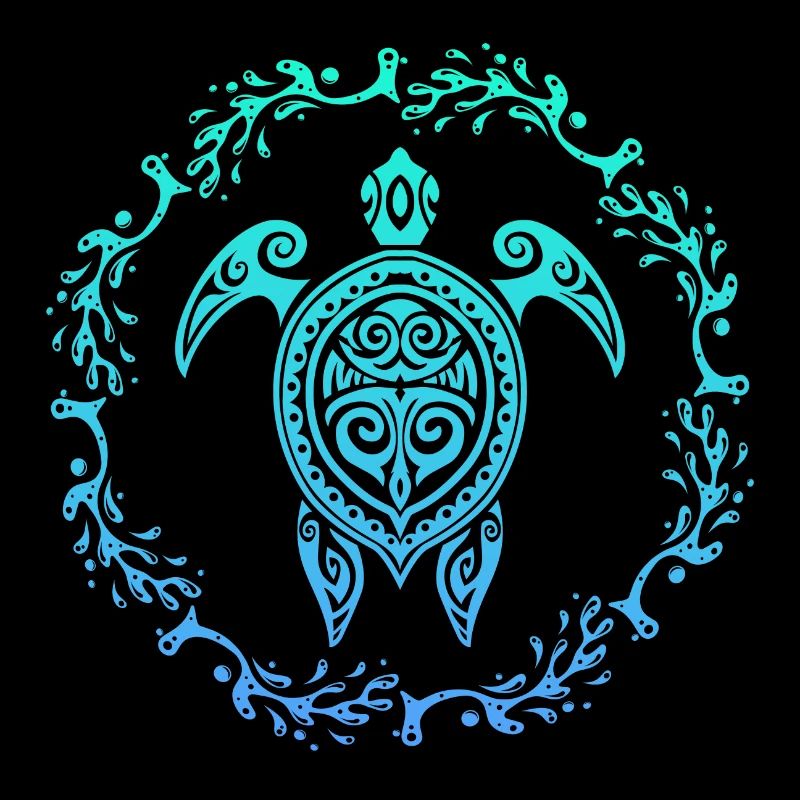 Turtle mandala sea Thailand gift