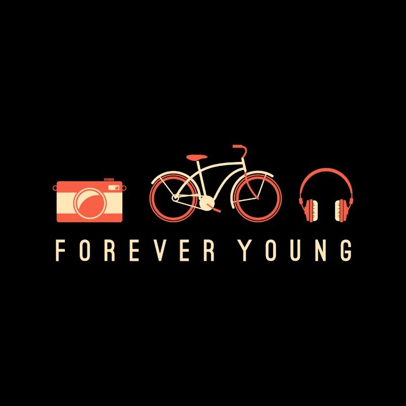 Forever Young Bicycle Camera Headphones