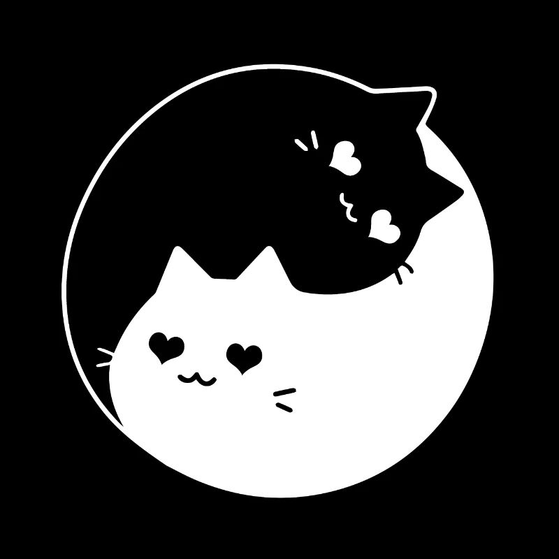 Ying & Yang - 2 cats
