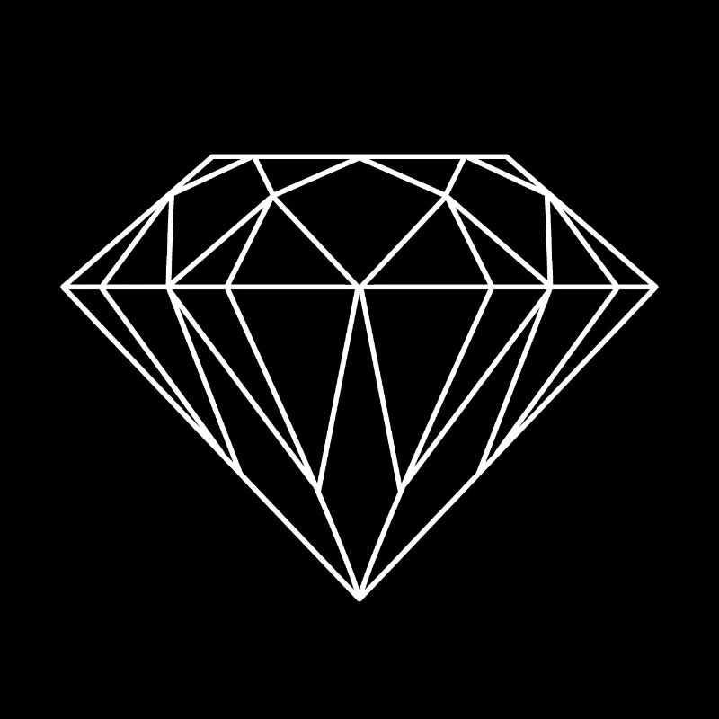 Diamant in weiß