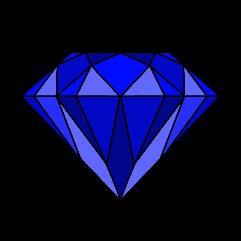 Diamant in blau