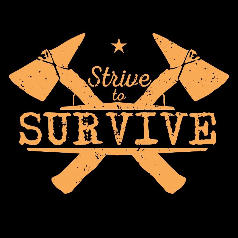 Camping Survival wandern Wanderer Geschenk Idee