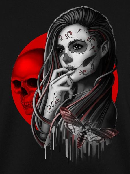 Sugar Skull Girl Hawk-Moth