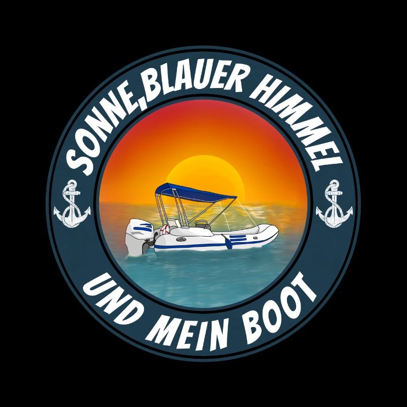 Sonne blauer Himmel und mein Boot
