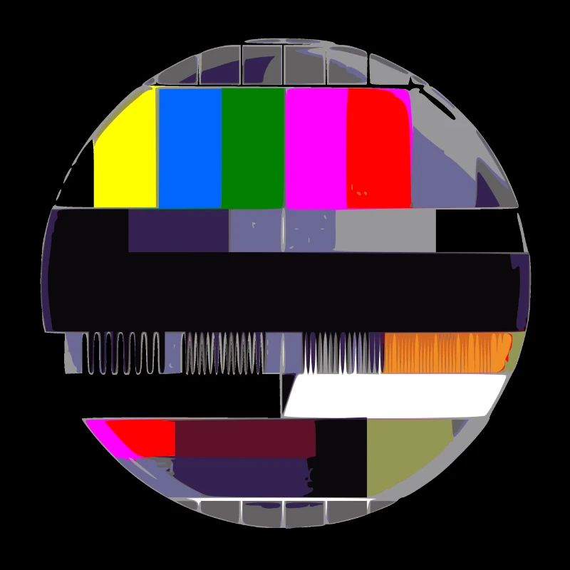 Testimage TV 90's 80's Television Idée cadeau rétro