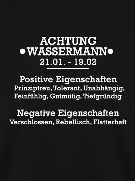 Wassermann, sternzeichen, Januar, Februar