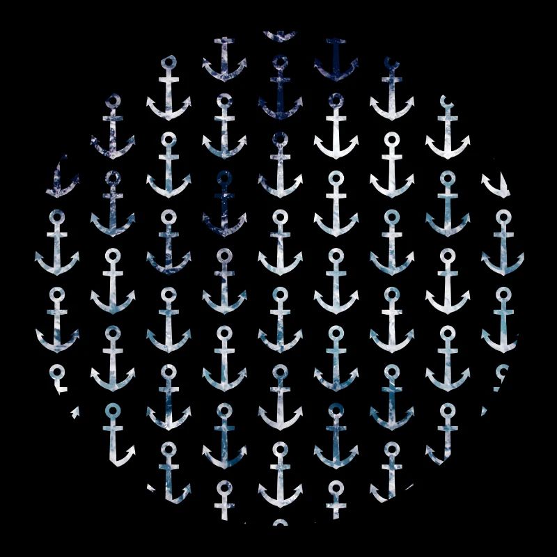 Maritime Ancre modèle en forme circulaire