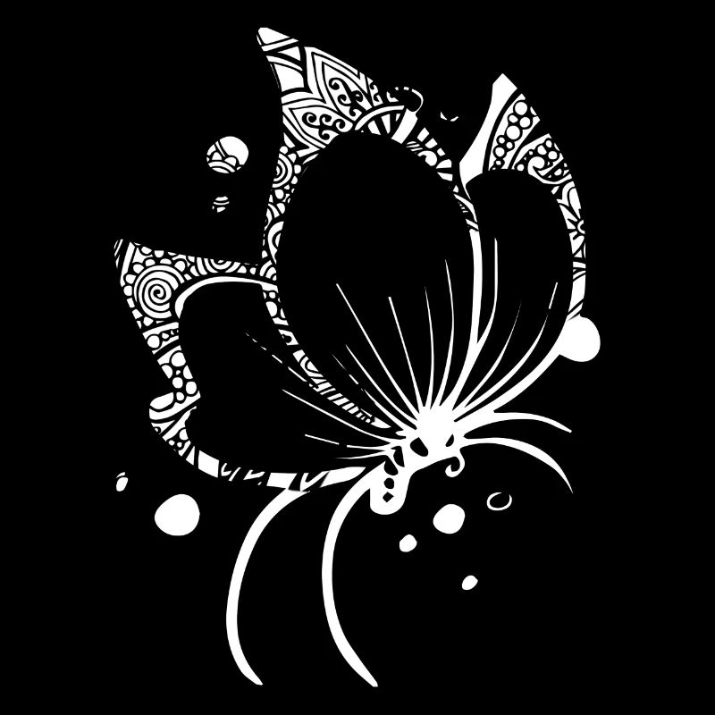 Schmetterling Schmetterling Blumenmuster