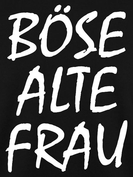 Böse alte frau