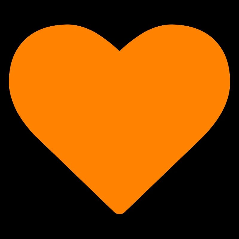 Herz Orange