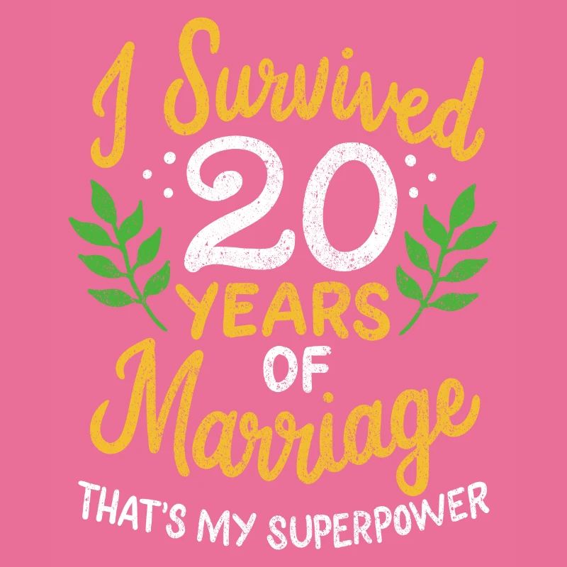 20th Wedding Anniversary Survived 20 Years Of