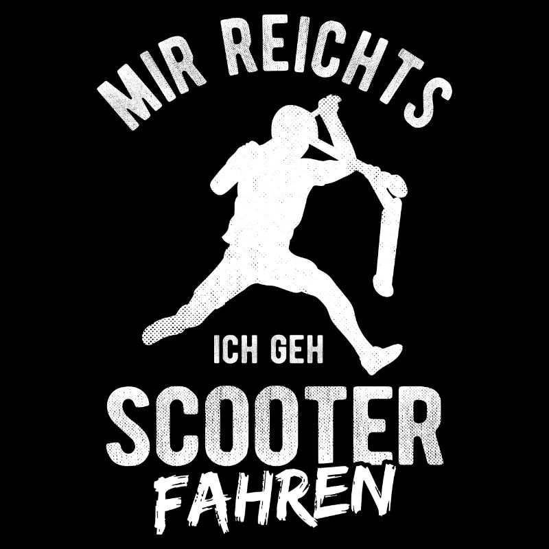 Stunt Scooter Roller Tretroller Spruch Jungen