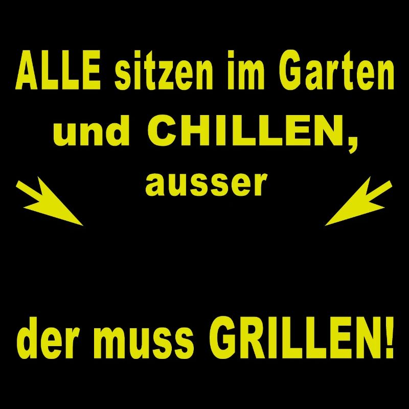 Lustiger Grill-Spruch