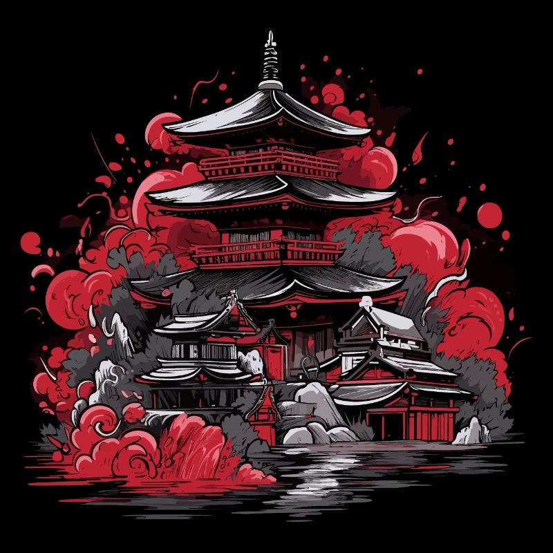 Japan Japanischer Tempel Nihon