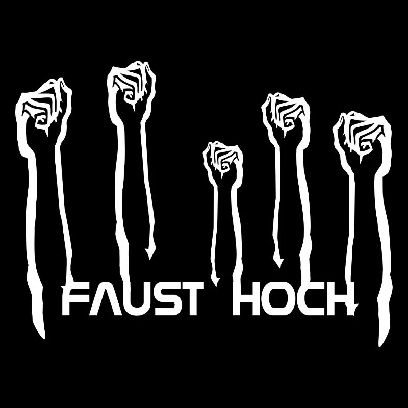 Faust hoch gegen Rassismus und Gewalt