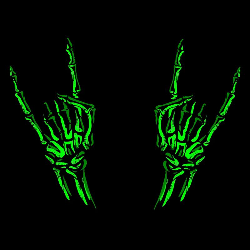 Skeleton Rock Hands