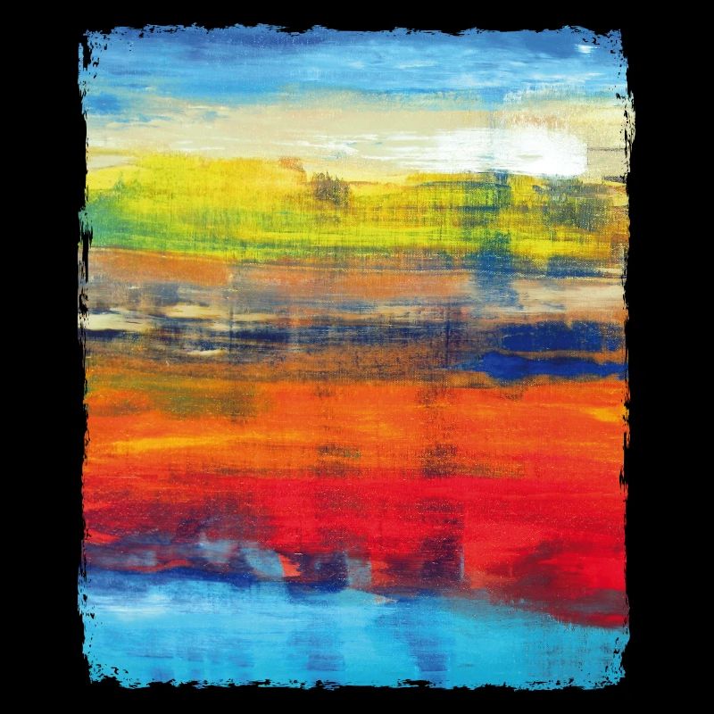 SUMMER DANCE, Sunset, Abstract Art