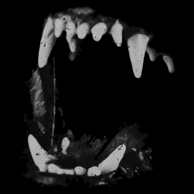 Pitbull teeth Grunge Soft Goth Aesthetic Geschenk