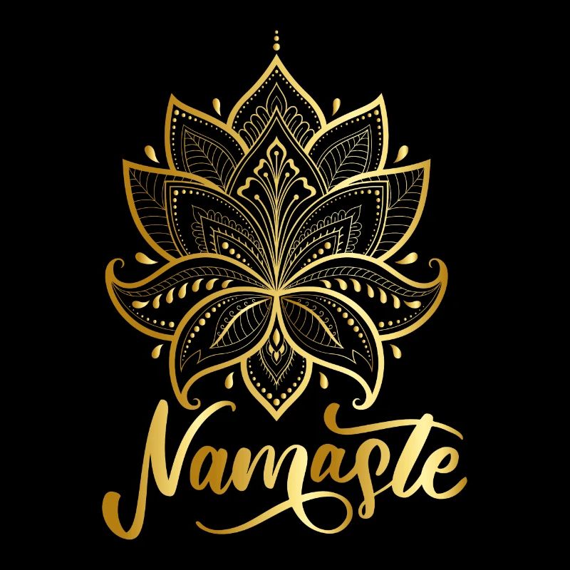 Namaste celestial flower