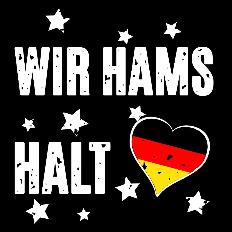 Wir hams halt