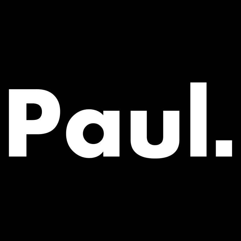 Paul - Name - Schrift