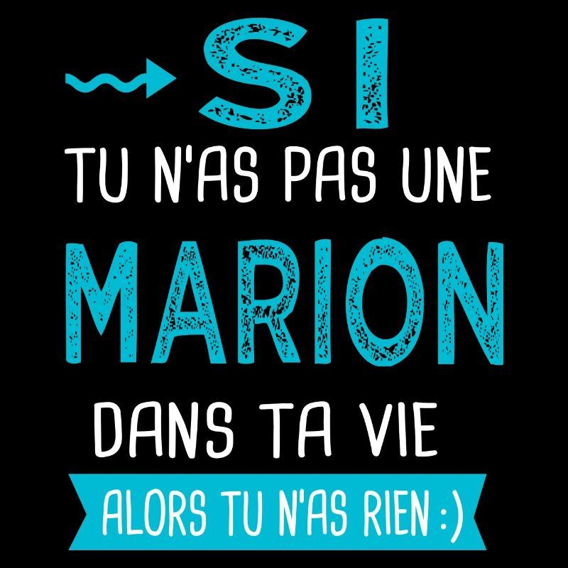 Marion Si tu n as pas une marion