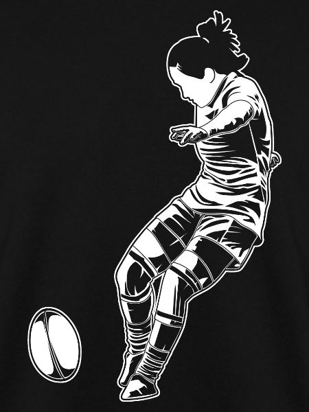 Rugbyspieler Mädchen