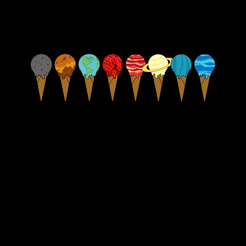 Das Sonnensystem Planeten Eiswaffeln