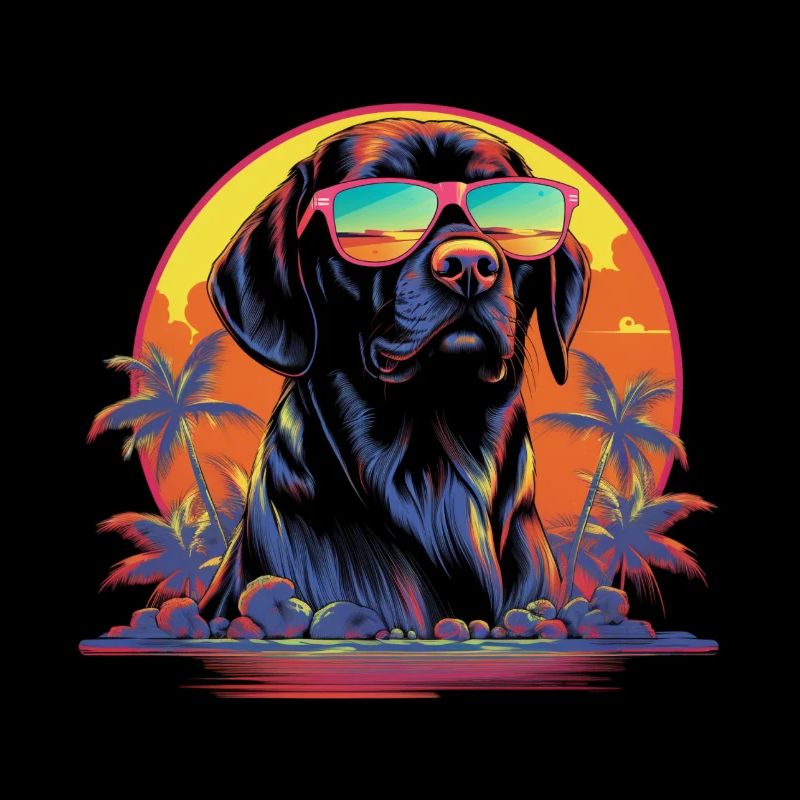 Camisa para perros Retro Wave Foxhound
