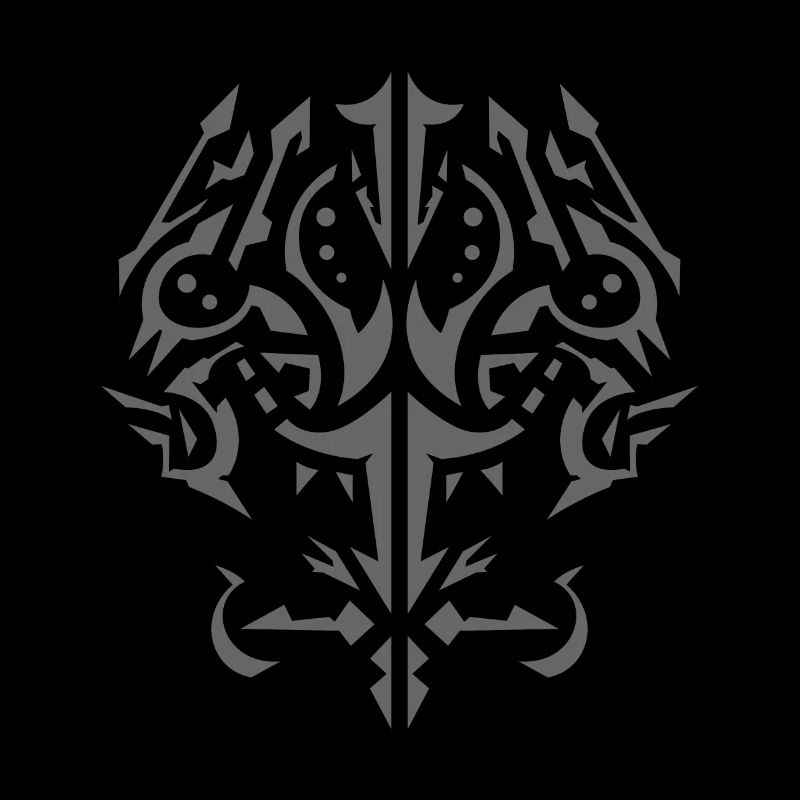 Abstrakt Tribal Wikinger